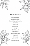 Voyage natural Moringa hair shampoo