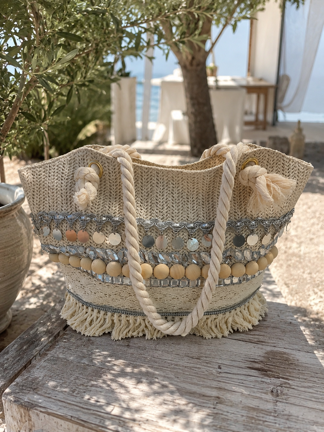 All Natural handmade and elegant design women’s Tote bag…..