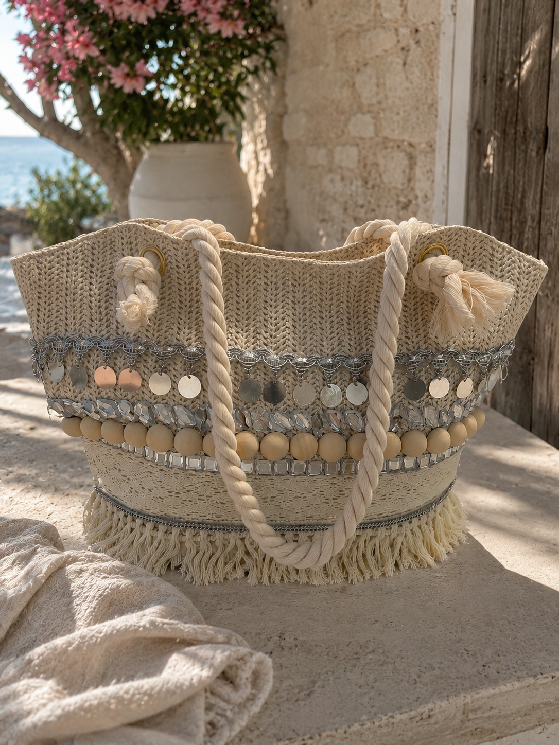 All Natural handmade and elegant design women’s Tote bag…..