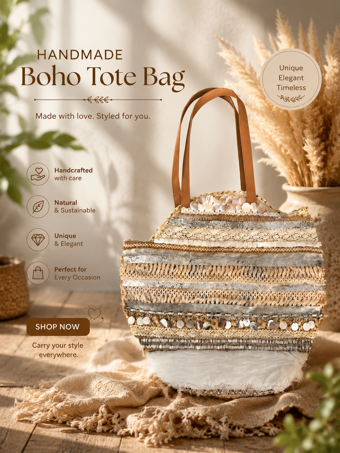 Hand Made Tote Bag