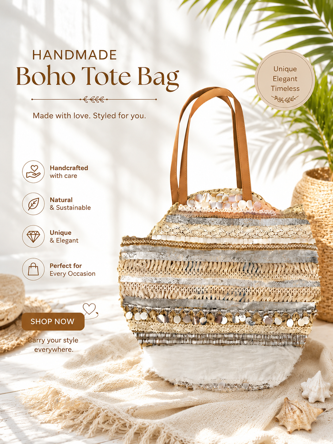 Hand Made Tote Bag