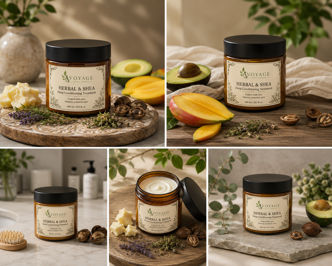 Voyage all natural and organic hair mask
