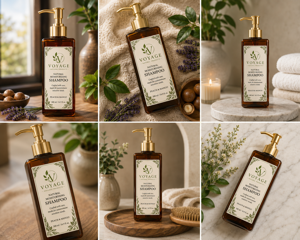 Voyage All Natural Moisturizing Shampoo For all types of scalp specifically Sensitive Scalp