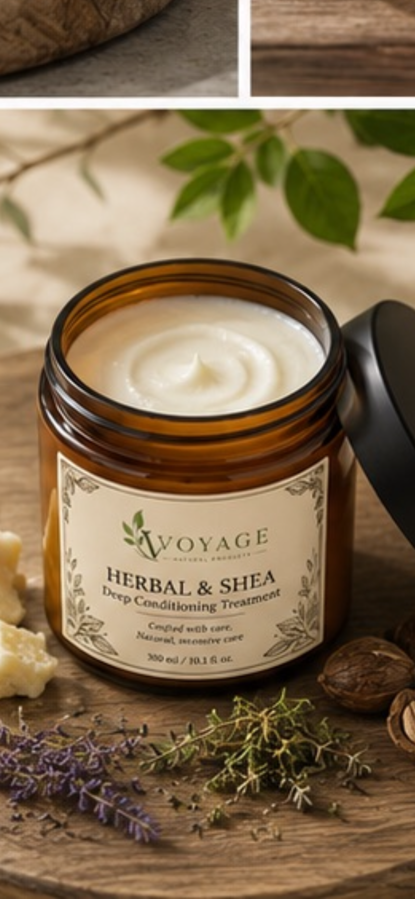 Voyage all natural and organic hair mask