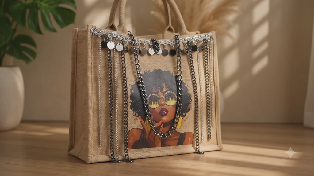 Hand Made big tote bag